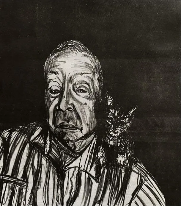 Aurelio y la ternura — siligrafía